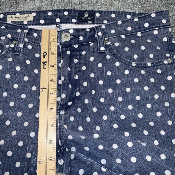 Adriano Goldschmied  Jeans Womens Size 30 Blue Denim The Stevie Ankle Slim - Picture 6 of 12